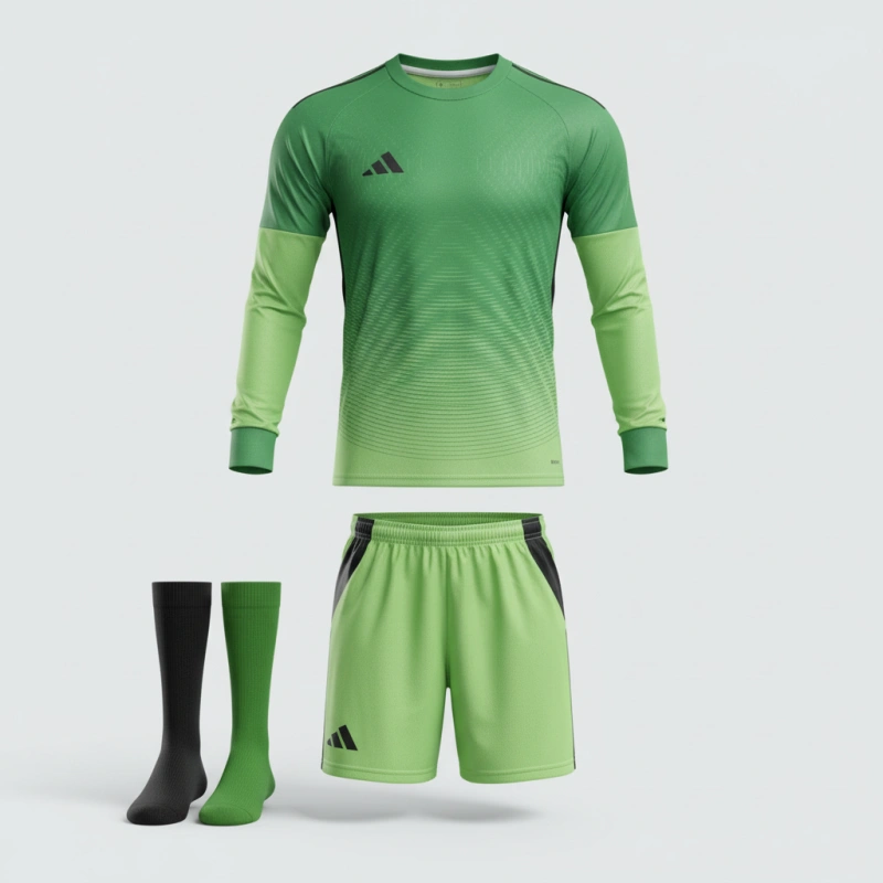 Goalkeeper kit with sleeves