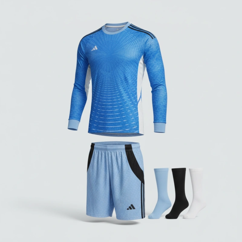 Goalkeeper kit with sleeves