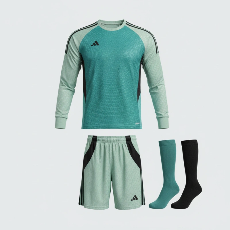 Goalkeeper kit with sleeves