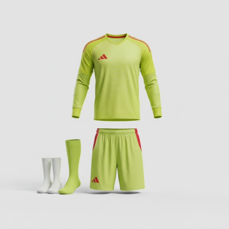 Goalkeeper kit with sleeves